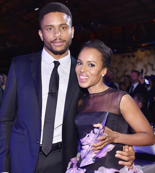 Nnamdi Asomugha and wife,