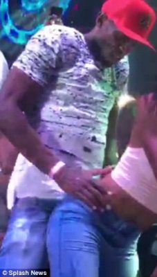 Bolt partying like a rockstar on his last night in Brazil