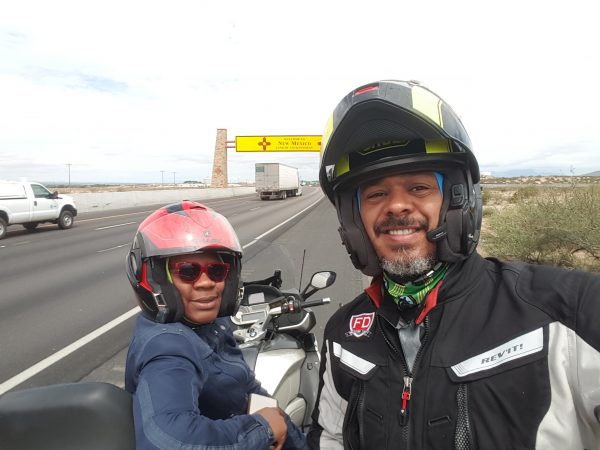 Passionate super-biker, Ogbonnaya ‘FD’ Kanu and wife, Eseohe