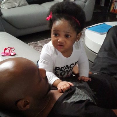 2face and his little daughter, Olivia