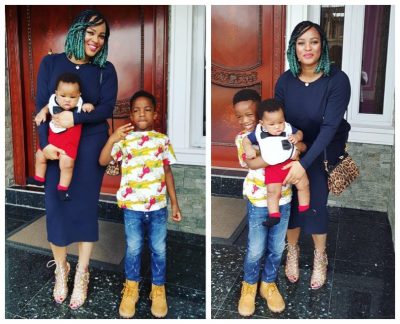 Adaeze and her kids