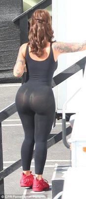 Amber shows off her sexy butt