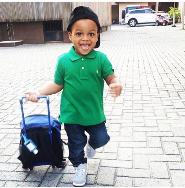 Paul Okoye's charming son, Andre