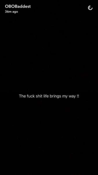 Davido rants on Snapchat