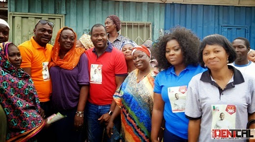 Desmond Elliot, Odunlade Adekola during a session with the people of Surulere Constituency 1. Credit: Various
