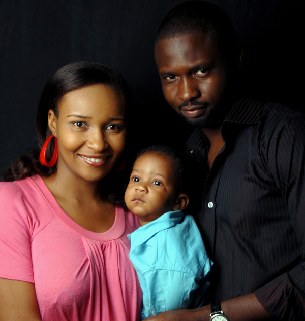 Doris Simeon and ex husband Daniel Ademinokan