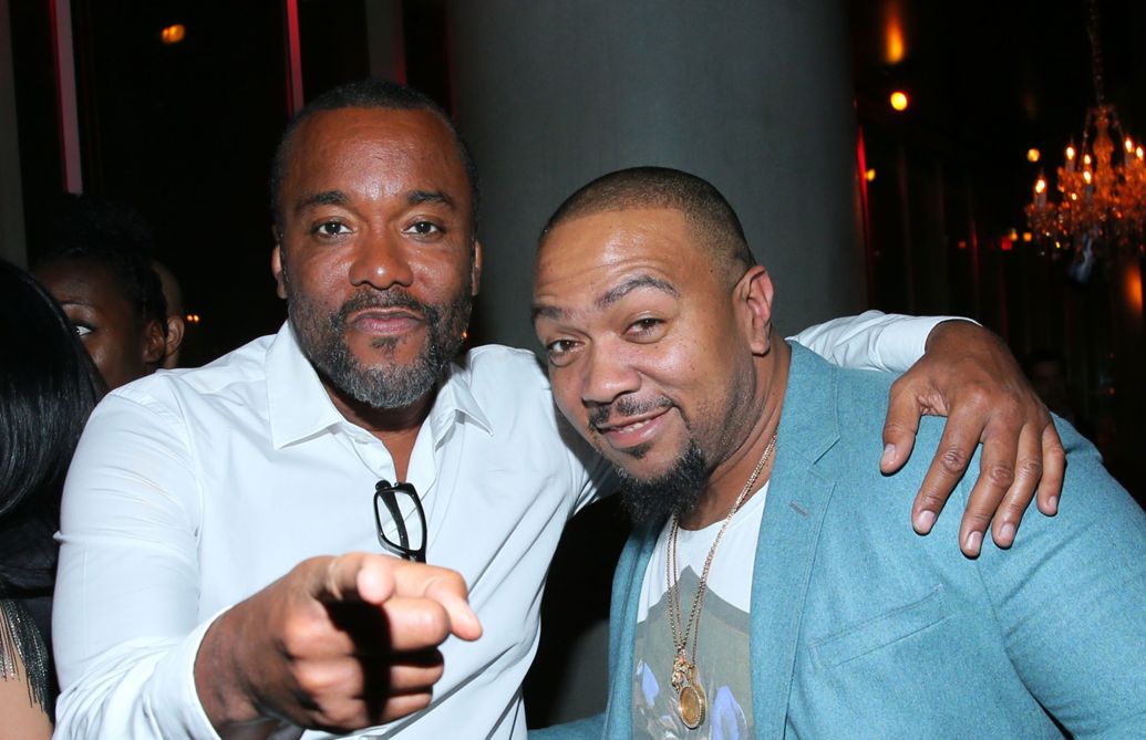 Timbaland with Empire director, Lee Daniels. Credit: AFP