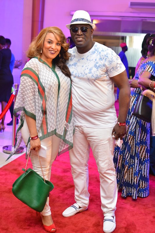 Sammie Okposo and wife