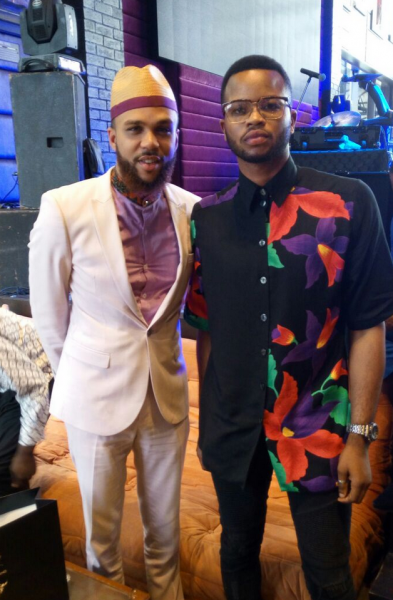 Jidenna and Nigerian designer, Papa Omisore.