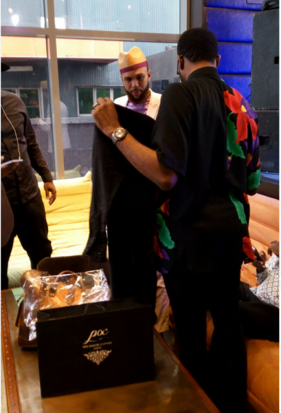 Jidenna and Nigerian designer, Papa Omisore