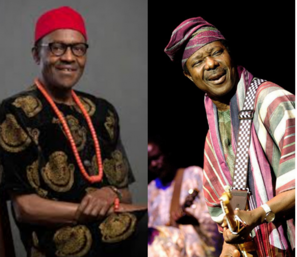 Buhari and Sunny Ade