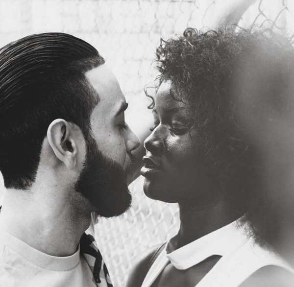 Khoudia and her boyfriend