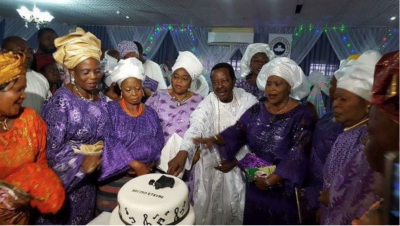 King Sunny Ade and his wives