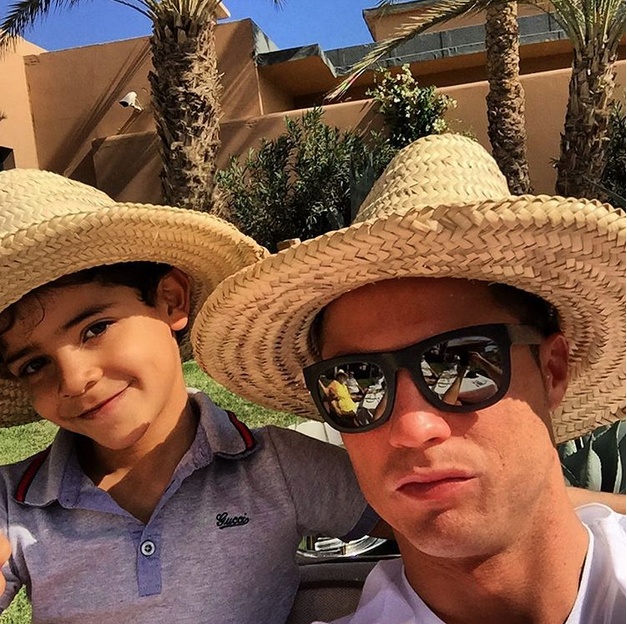 Then the matching farm hats
