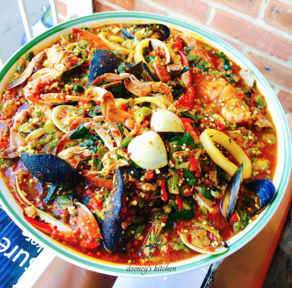 An unbelievably nice bowl of okra soup Photo: Dooney's kitchen