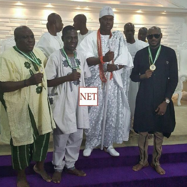 Gbenga Adeyinka, Cally Ikpe, Ooni of Ife and 2face Idibia
