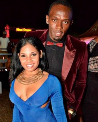 Usain Bolt and Kasi Bennett