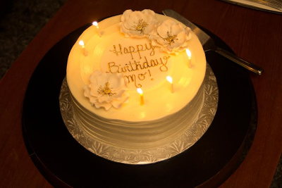 The birthday cake