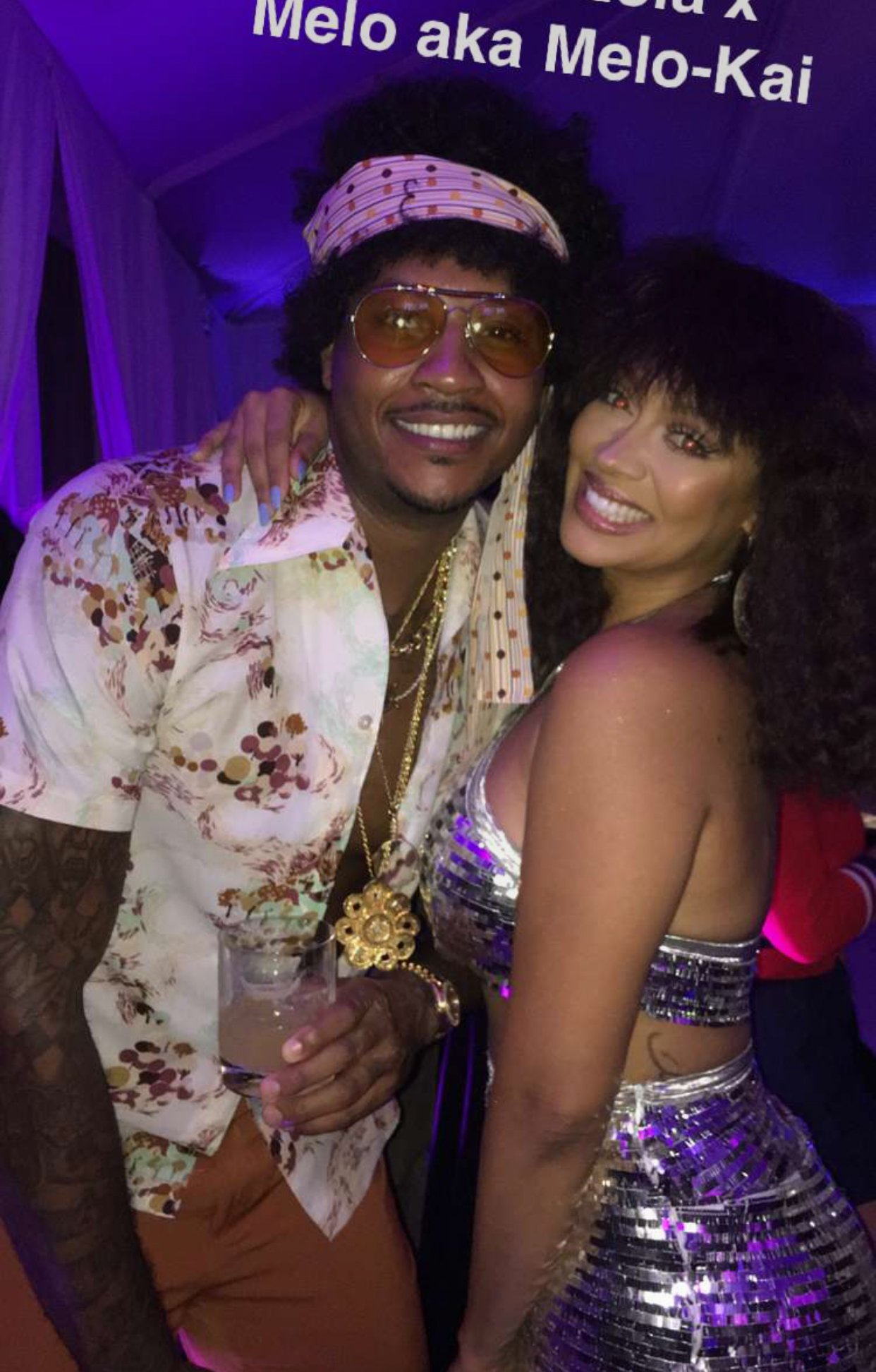 Lala Anthony (Right)