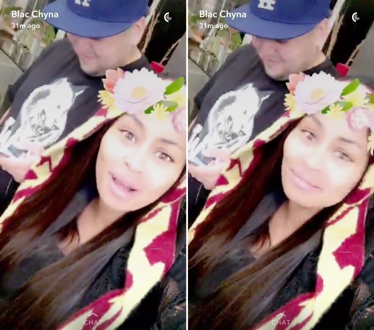 Rob was actually beside her while she was messing around.