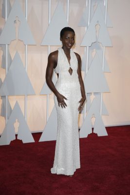 She was gorgeous at the 2015 Oscars in this dreamy white dress