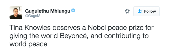 Beyonce birthday tweet