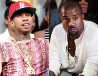 Tyga and Kanye West