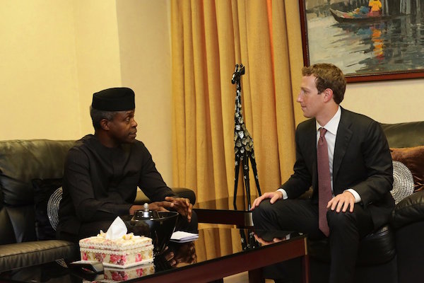 Zuckerberg and Osinbajo