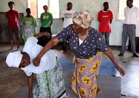 Kenyan grannies training to be ninjas against rapists