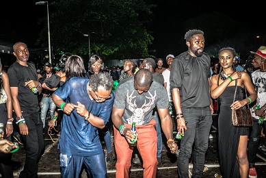 One of the numerous interesting parts of the party was the music Takeover.