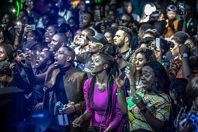 Bright lights, blasting speakers, thumping feet, excited whistles and united chants were all prominent features of the ‘Live Your Music’ party .