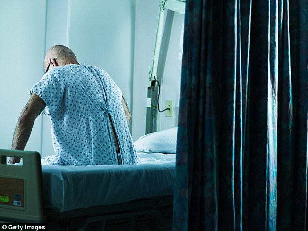 Man with broken penis