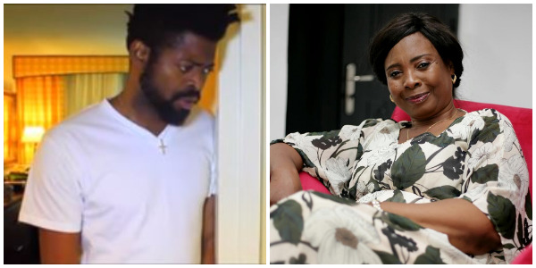 Basketmouth and his mum.