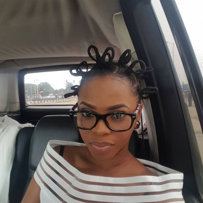 Threaded natural hair is actually quite gorgeous