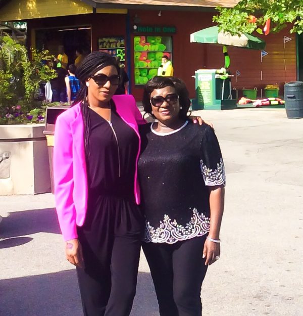 Chika Ike inherited her beauty from mama.