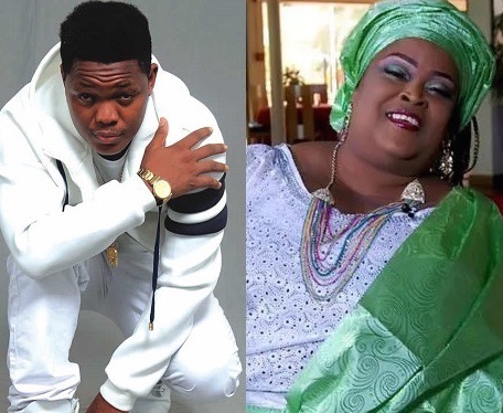 Henrietta Kosoko and his first son, Taiwo Olowu.