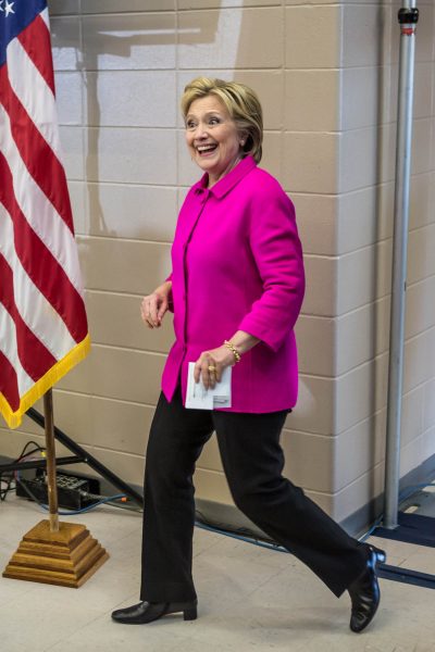 Walk that walk, Hillary!
