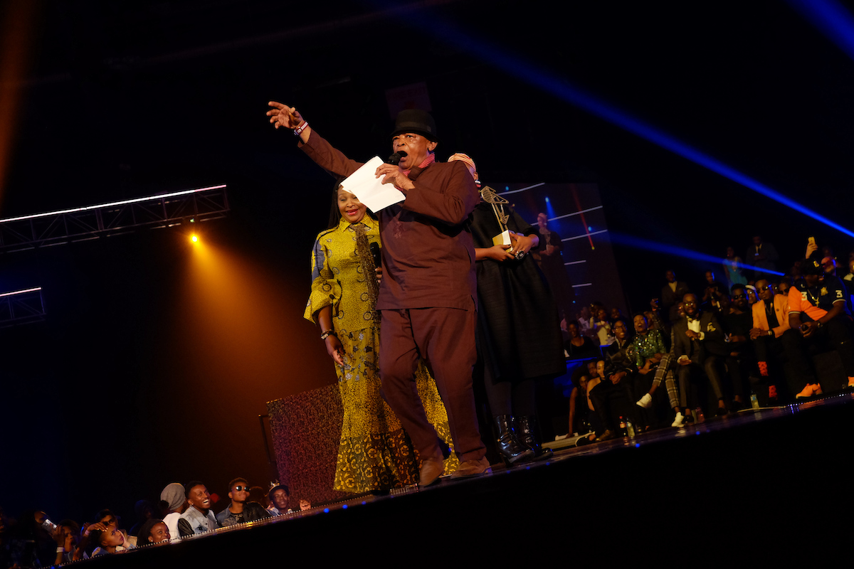 Hugh Masekela receives the legend awards