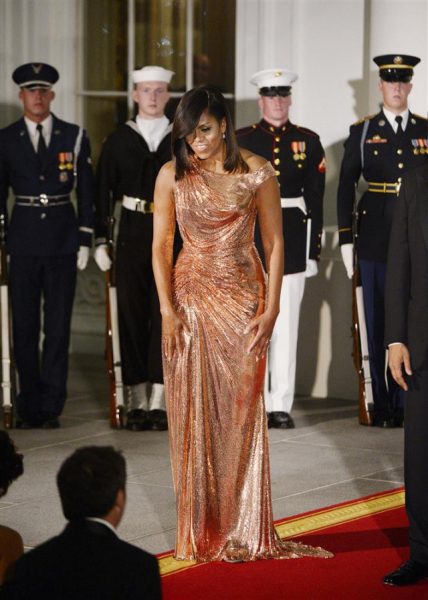 Michelle's dress got everyone envious