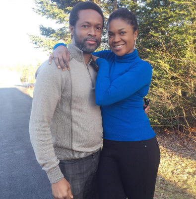 Omoni Oboli and husband, Nnamdi