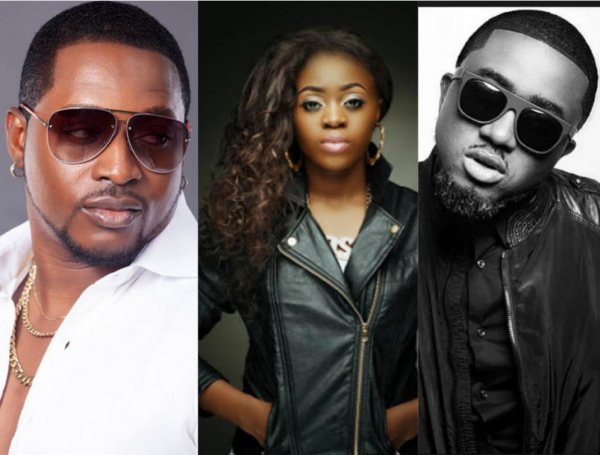 Olu Maintain, Toby Grey and Ice Prince.