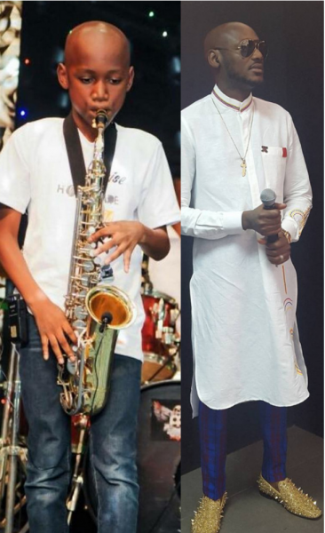 2face Idibia and son, Nino