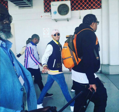 Chris Brown in Kenya