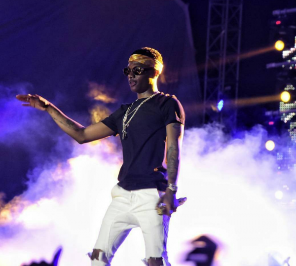 Wizkid performing in Kenya