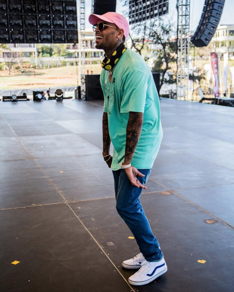 Chris Brown In Kenya