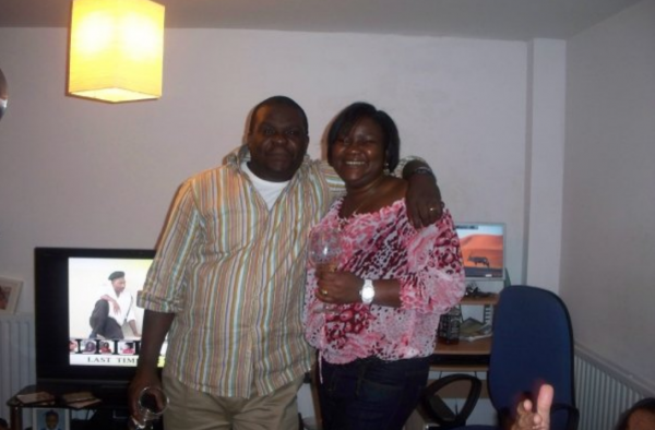 Chris Jeyibo and wife.