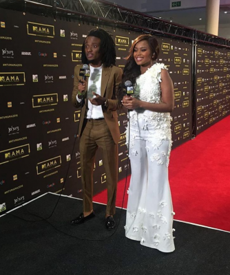 The Red Carpet host, Ehiz