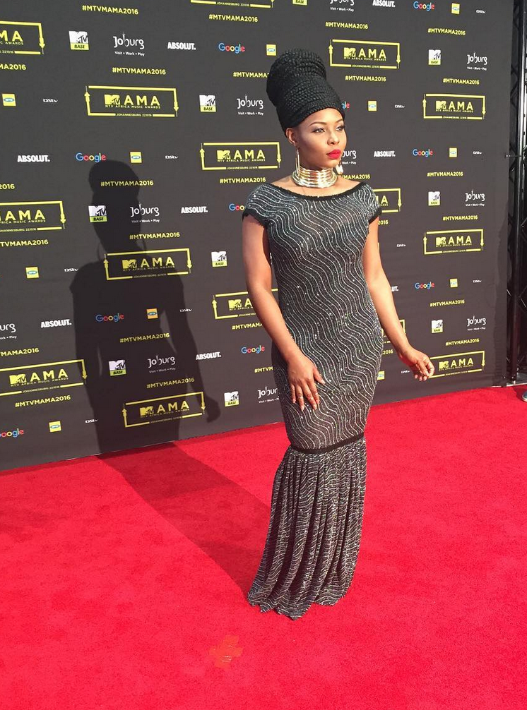 Yemi Alade on the 2016 MAMAs red carpet.