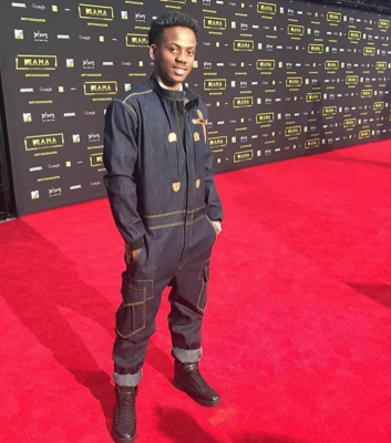 Korede Bello's outfit to #MTVMAMA2016