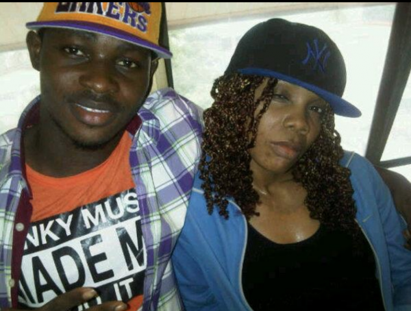 Micheal Omani and Kaffy. (Photo posted on Facebook in December 2012)